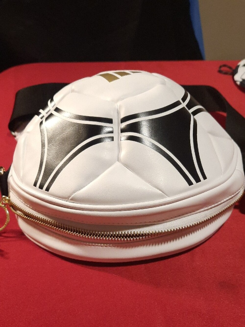 adidas White & Black Soccer Ball Crossbody Purse - Picture 7 of 7